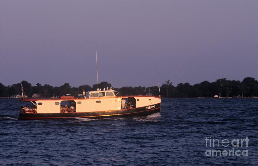 The sonny S on it Way to Put-in-bay Photograph by John Harmon