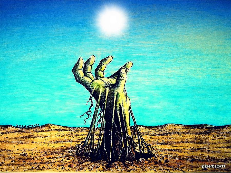 The Soul Is For The Truth Like The Root Is For The Land Digital Art by Paulo Zerbato