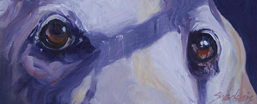 The Soul Of The Dog #1 Painting by Sheila Wedegis