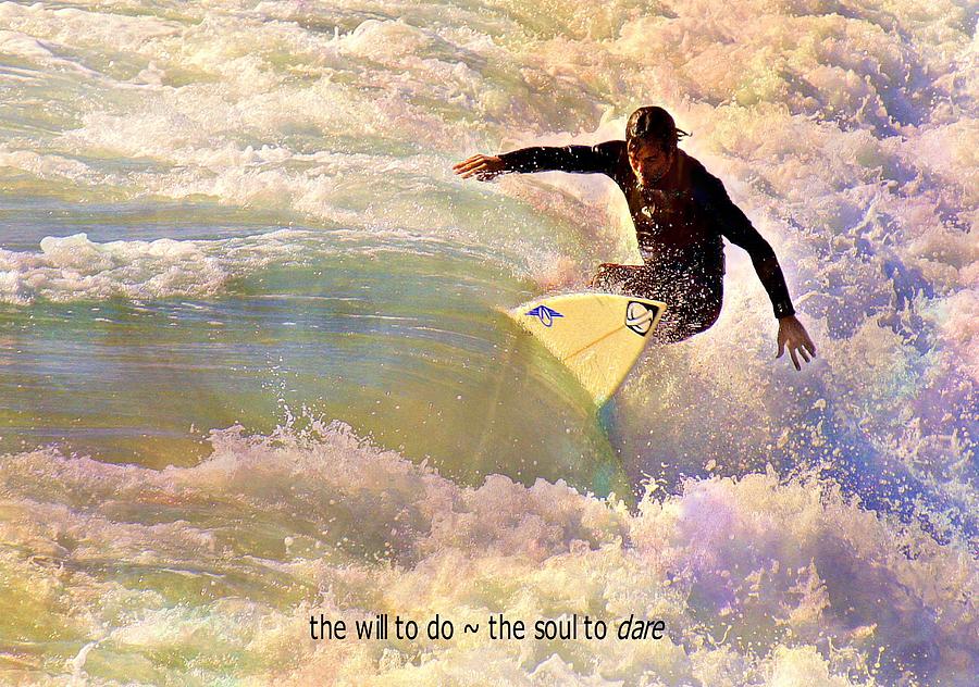 Beach Photograph - The Soul to Dare by Kevin Moore