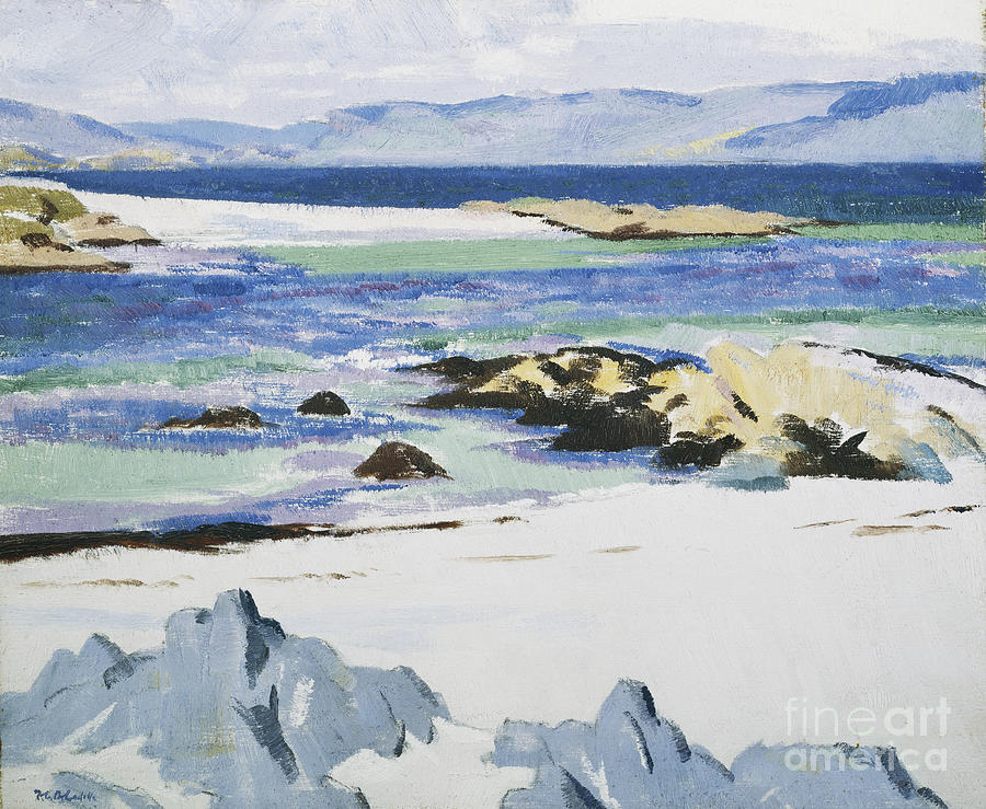 Landscape Painting - The Sound of Mull from Iona by Francis Campbell Boileau Cadell