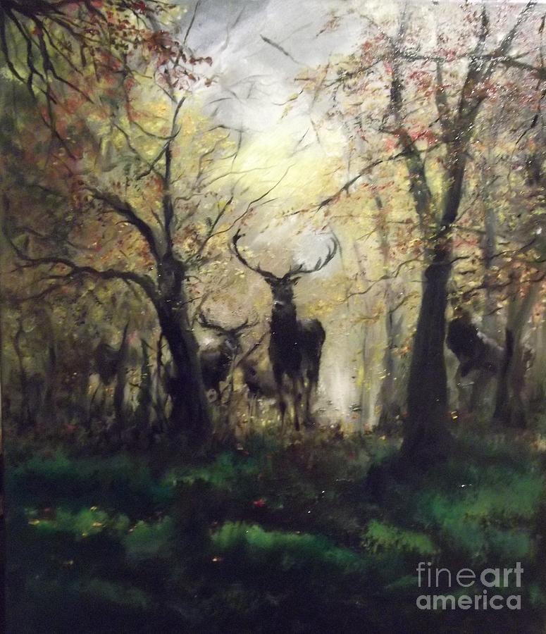 The sound of silence Painting by Lizzy Forrester
