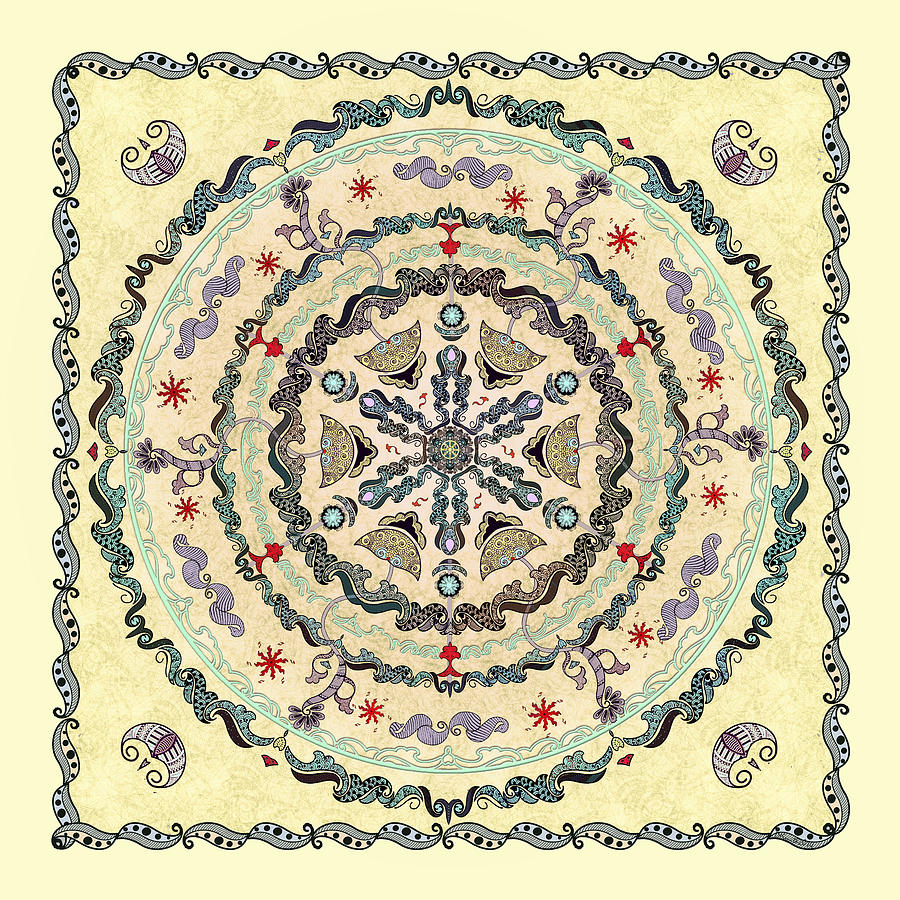 The Source Mandala 2 Digital Art by Deborah Smith