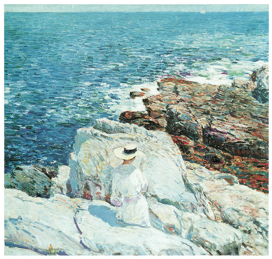 Childe Hassam Painting - The South Ledges Appledore by Childe Hassam