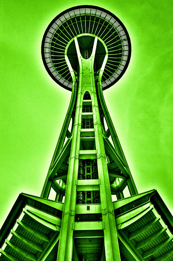 The Space Needle in the Emerald City Photograph by David Patterson