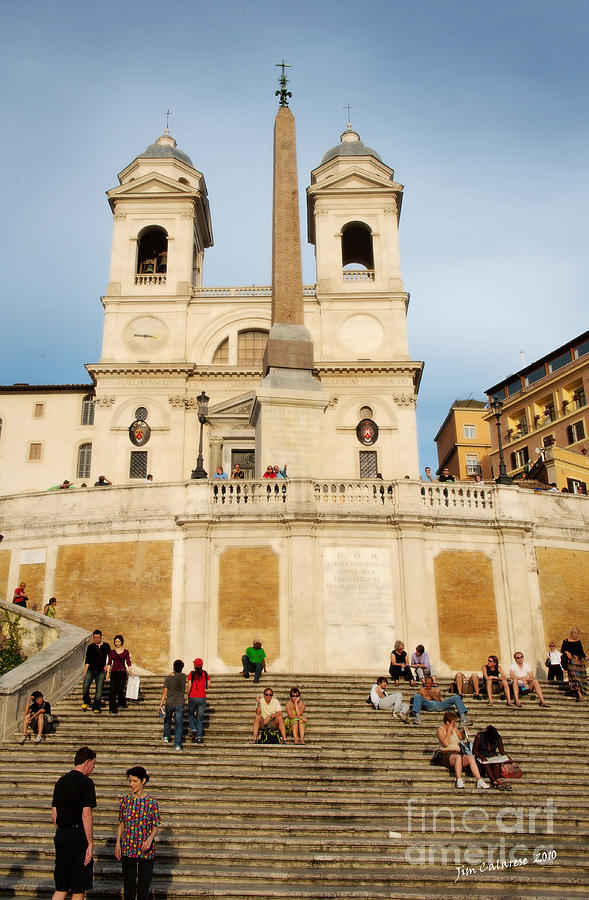 The Spanish Steps Photograph by Jim  Calarese