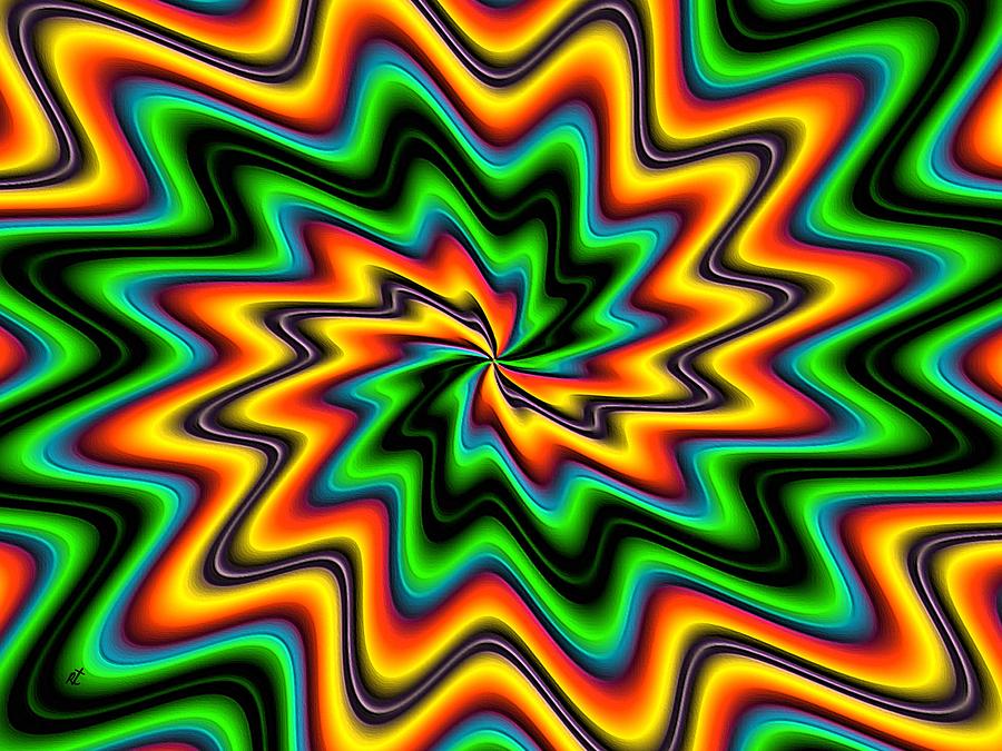Contemporary Painting - The Spark By Rafi Talby by Rafi Talby Contemporary Painting - The Spark By Rafi Talby by Rafi Talby