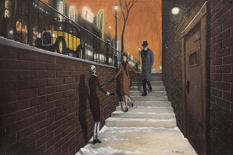 The Speakeasy Painting by Dave Rheaume