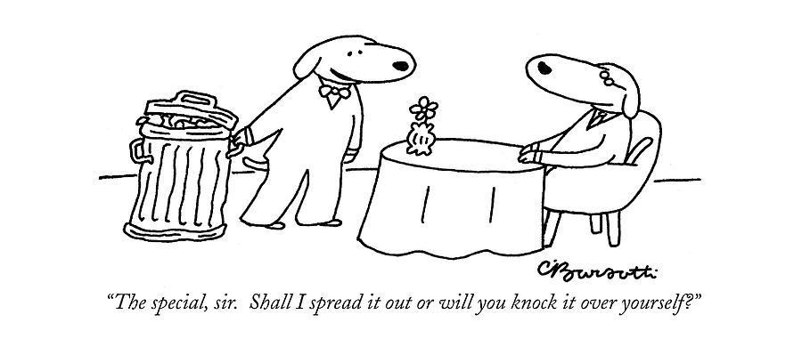 The Special Drawing by Charles Barsotti The Special Drawing by Charles Barsotti