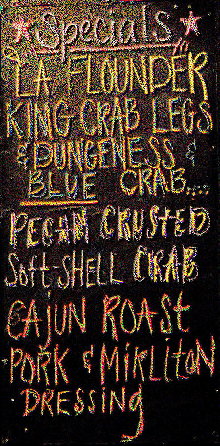 The Specials - Cajun Style Photograph by Nadalyn Larsen