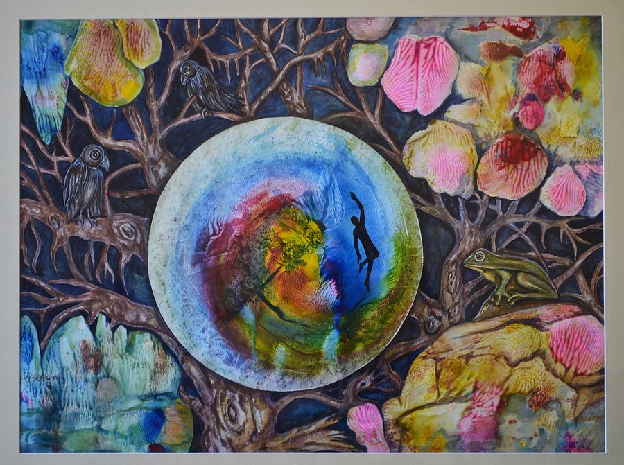 The sphere of life Painting by Katerina Kovatcheva