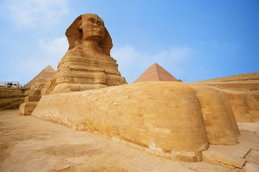 The Sphinx at the Giza pyramid of Chephren, Egypt Photograph by Medioimages/Photodisc