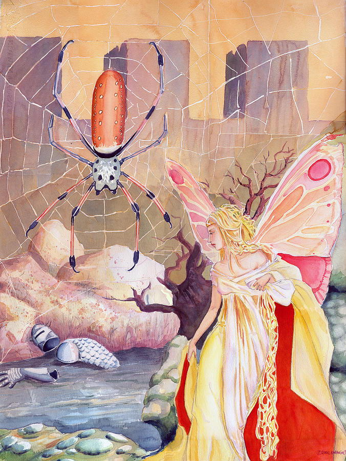 The Spider Painting by Katherine Miller
