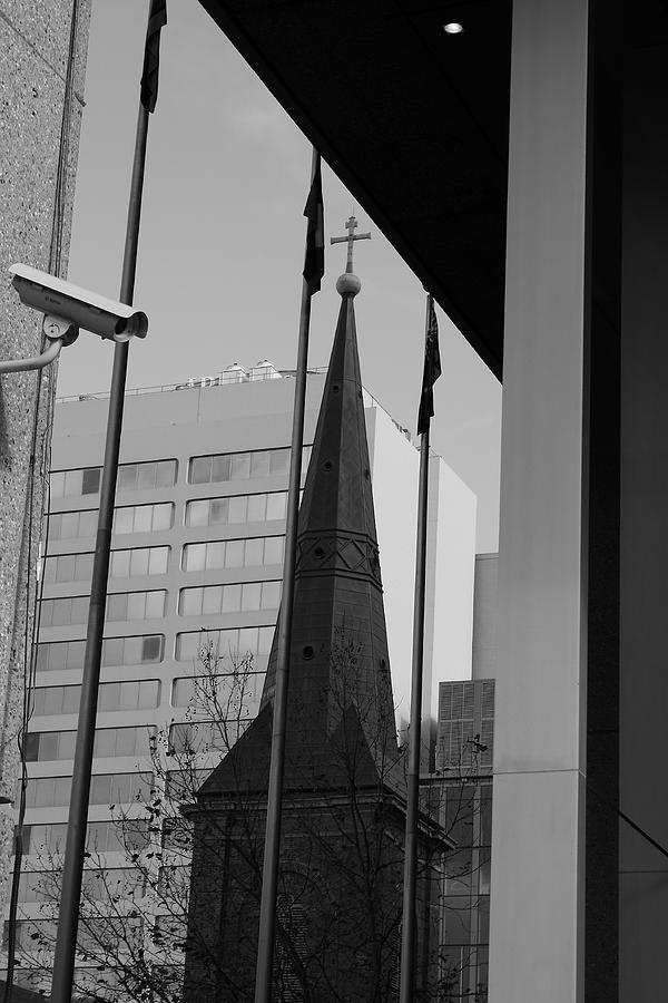St James Church Photograph - The spire. by Ian  Ramsay