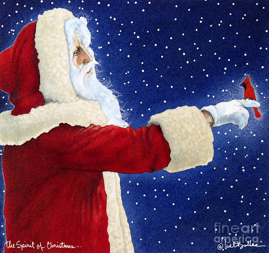 Christmas Painting - The Spirit of Christmas... by Will Bullas