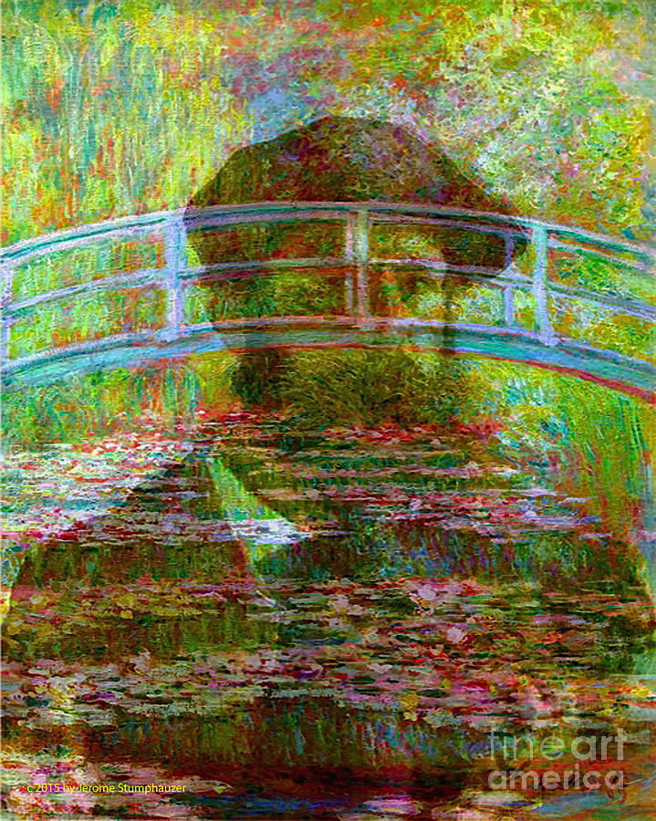 Claude Monet Digital Art - The Spirit of Claude Monet Famous Artists Series by Jerome Stumphauzer