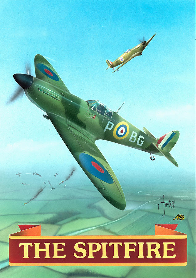 The Spitfire Painting by MGL Meiklejohn Graphics Licensing
