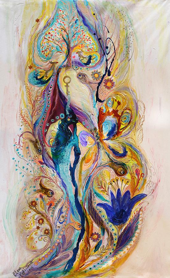 The Splash Of Life 4 Painting by Elena Kotliarker