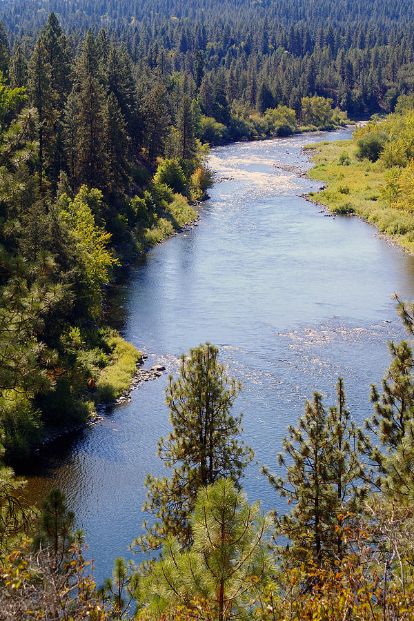The Spokane River #1 Photograph by Ben Upham III