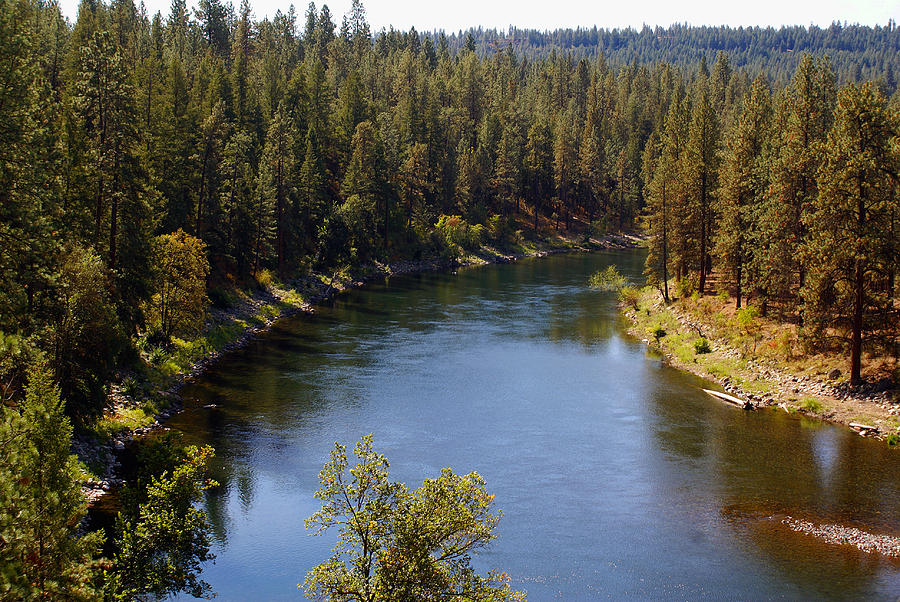 The Spokane River #3 Photograph by Ben Upham III
