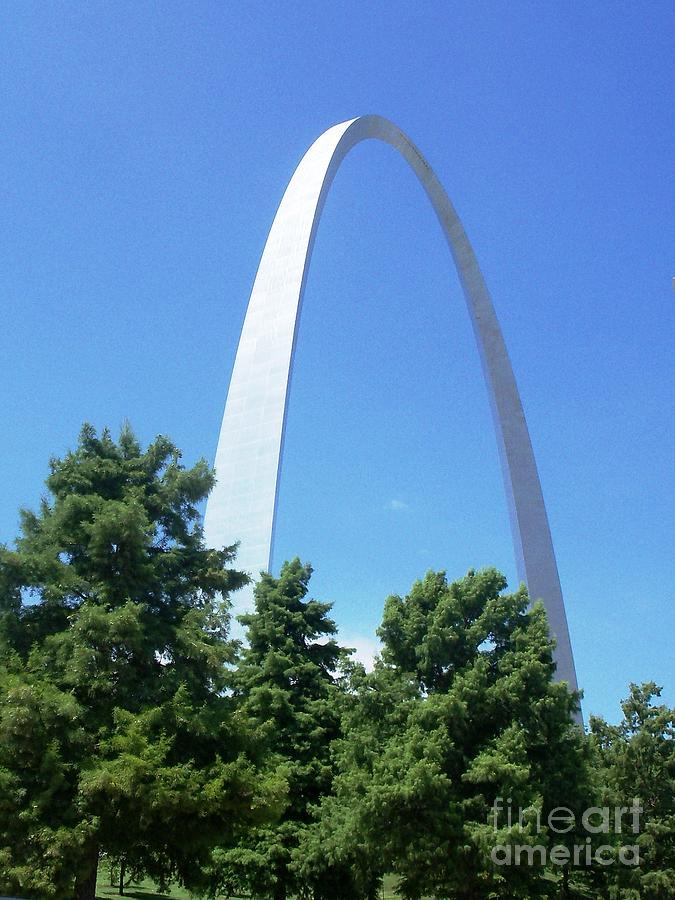 The St. Louis Arch Photograph by Kelly Awad