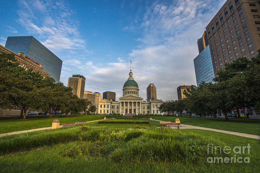 The St. Louis Missouri Capitol Building Photograph by David Haskett II