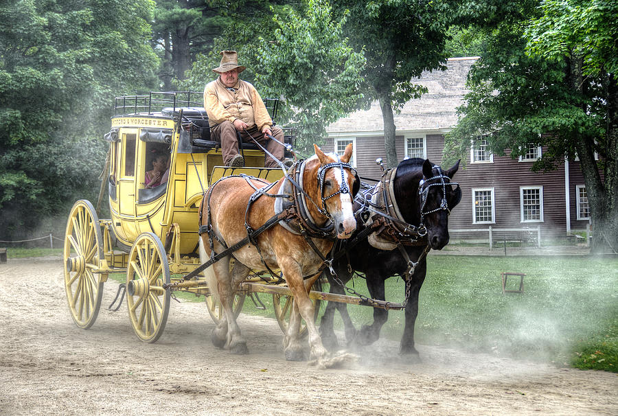 The Stagecoach Photograph by Donna Doherty