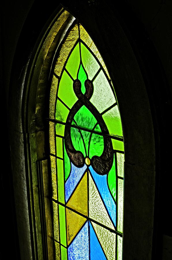 Vintage Photograph - The Stained Glass by Image Takers Photography LLC -  Laura Morgan