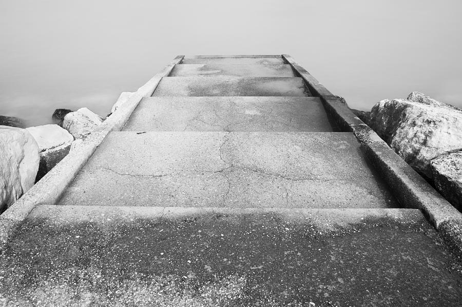 Dam Photograph - The Staircase on Water by Mattia Oselladore