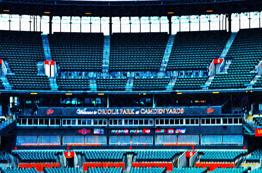 Oriole Photograph - The Stands at Oriole Park by Bill Cannon
