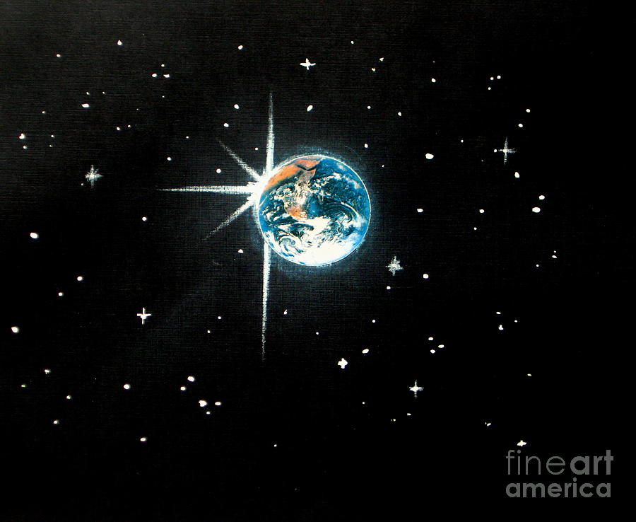 Inspirational Painting - The Star by Shasta Eone