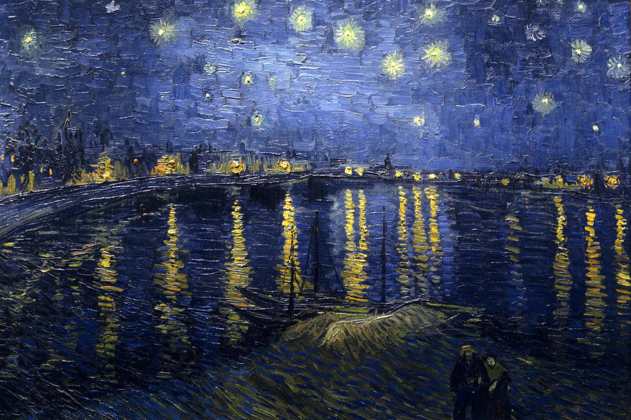 Vincent Van Gogh Painting - The Starry Night 1888 by Philip Ralley