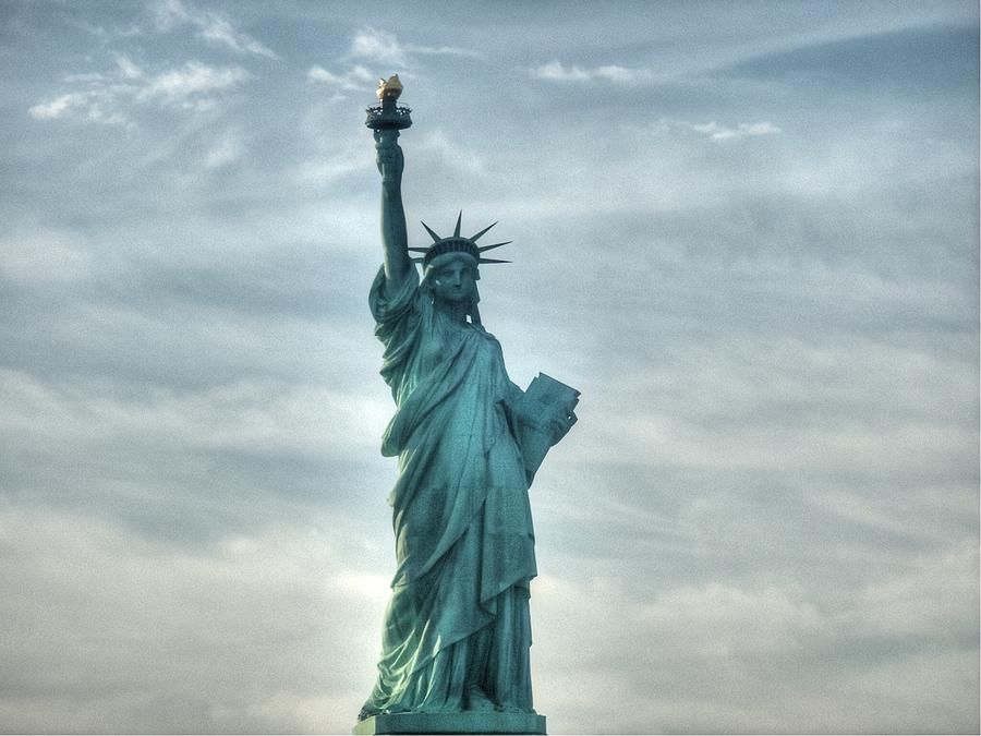 The Statue of Liberty - Liberty Island - Manhattan - New York Photograph by Bruce Friedman