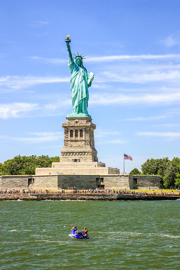 Ny, Ny-The Statue of Liberty Photograph by Nick Mares