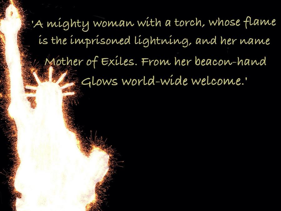 A Mighty Woman The Statue of Liberty Digital Art by Nikki Keep