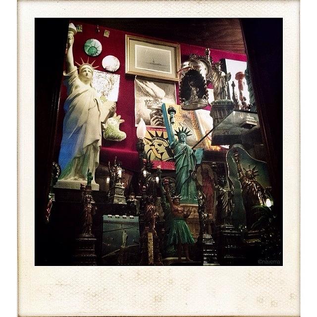 Vintage Photograph - The Statues Of Liberty by Natasha Marco