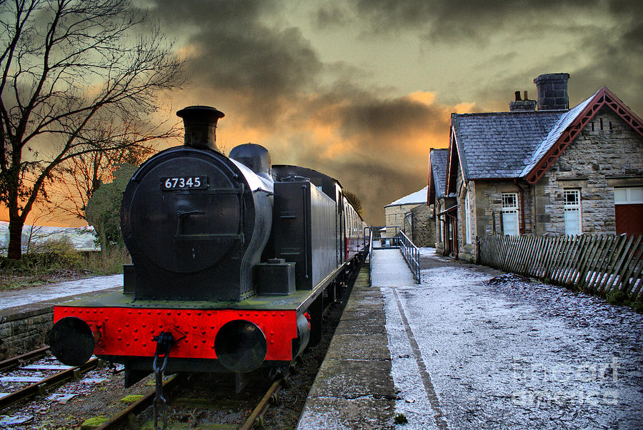 The Steam Train To Nowhere Photograph by Sandra Cockayne ADPS