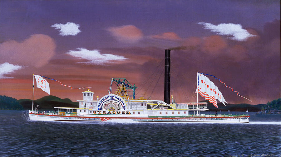 The Steamship Syracuse Painting by James Bard