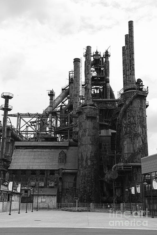 The Steel Stacks Photograph by Paul Ward