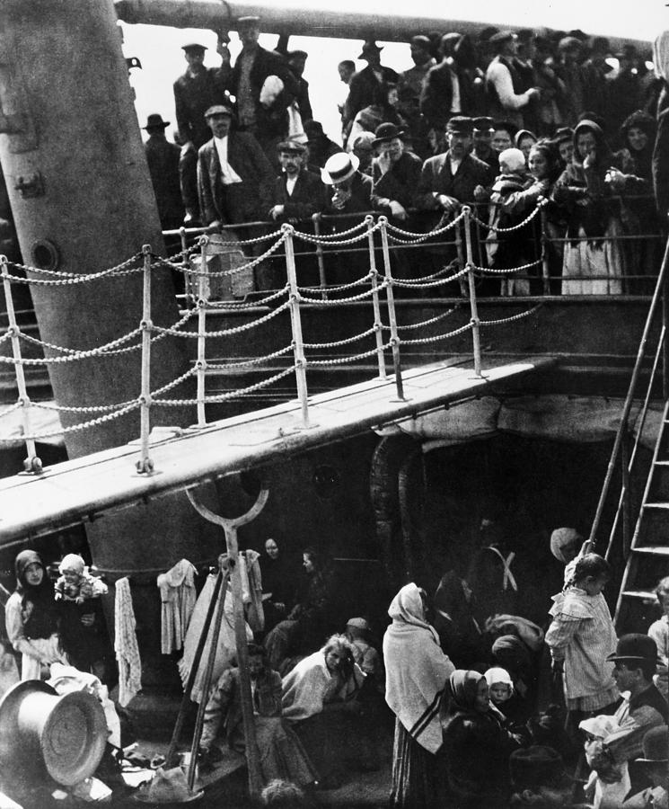 The Steerage, 1907 Photograph by Granger