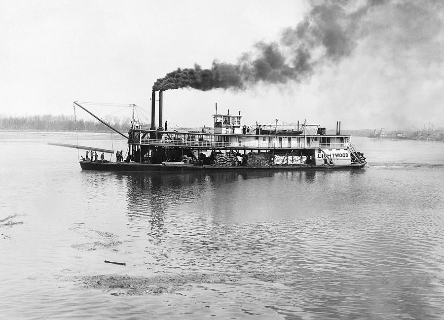 The Sternwheeler Lightwood Photograph by Underwood Archives