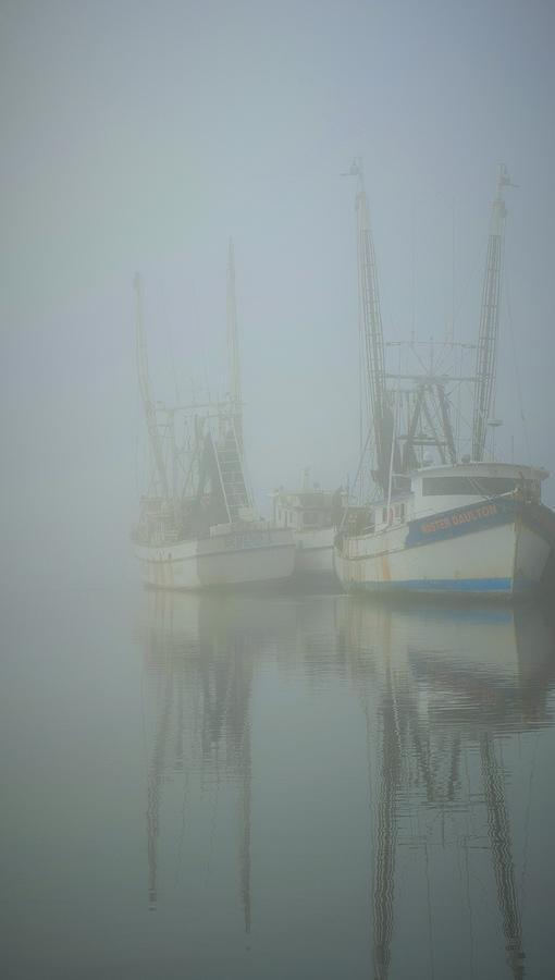 The Still of Ocean Fog Photograph by Mark Mitchell