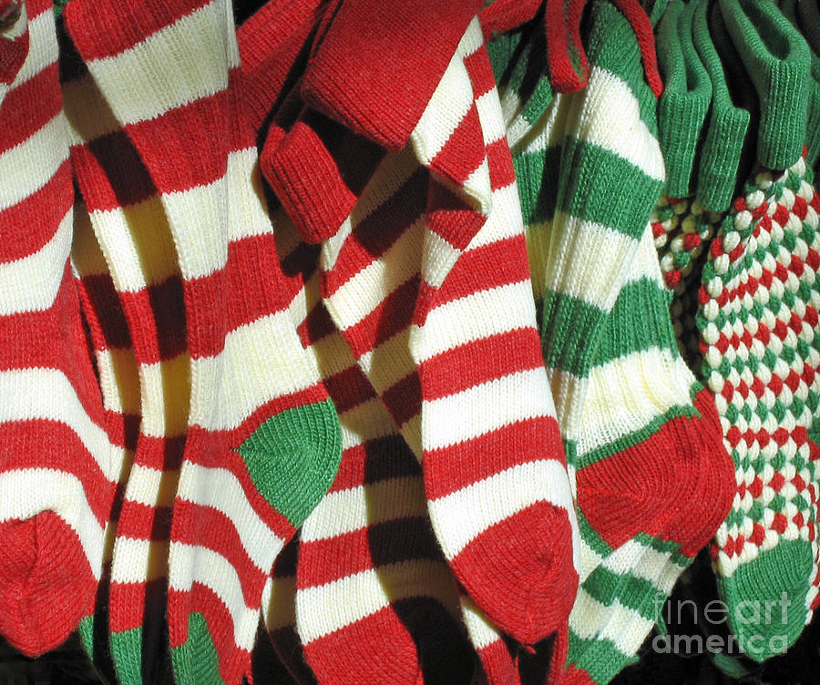 Christmas Photograph - The Stockings Are Hung by Ann Horn