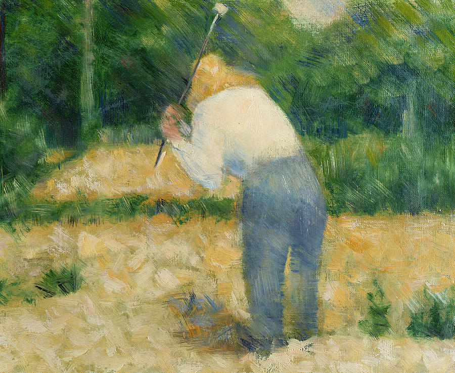 The Stonebreaker Painting by Georges Pierre Seurat