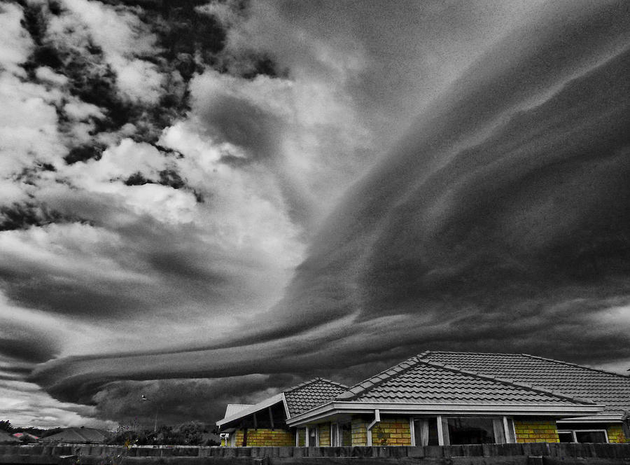 The Storm Front Photograph by Steve Taylor