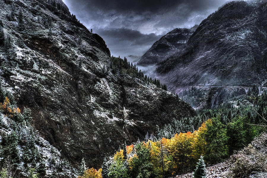 The Stormy Road to Ouray Digital Art by William Fields