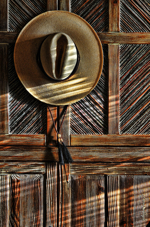 The Straw Hat Photograph by Karen Slagle