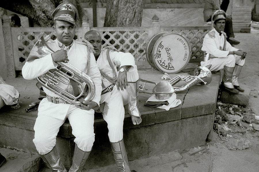 The Street Musicians In Rajasthan India Photograph by Shaun Higson