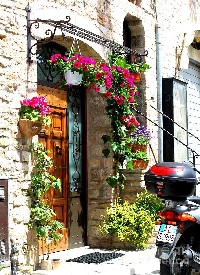 The Streets of Assisi 1 Photograph by Theresa Ramos-DuVon
