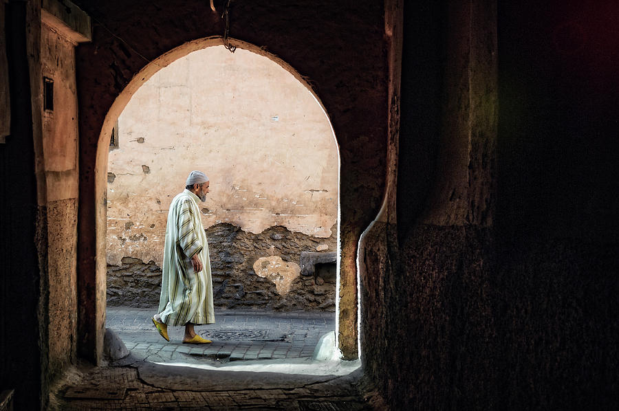 The Streets Of Marrakesh Photograph by Piet Flour